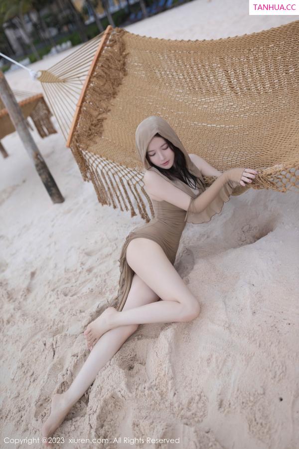 鱼子酱fish  [XiuRen]高清写真图 2023.08.25 No.7288 鱼子酱Fish 沙滩美腿第37张图片